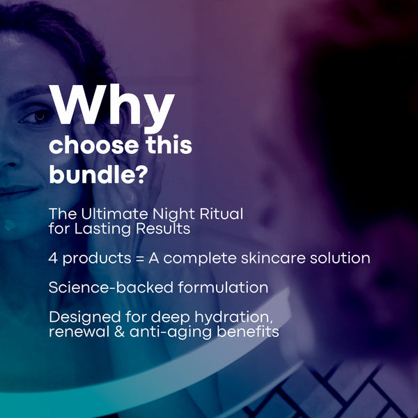 BIOSENS Night ritual bundle | Peptides + Eye Gel + Hyaluronic acid + Retinol | 4 airless products