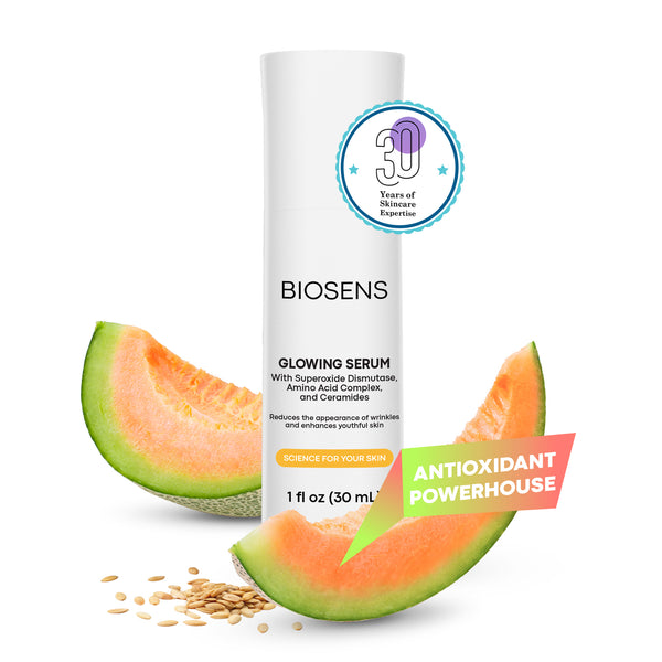 BIOSENS Glowing Antioxidant Serum with Superoxide Dismutase SOD Airless 1 FL OZ