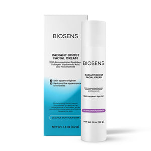 BIOSENS Radiant Boost Facial Cream with Encapsulated Peptides Airless 1.8 FL OZ