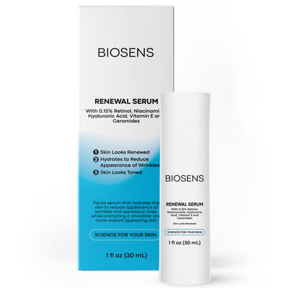 BIOSENS Renewal Facial Serum 0.15% Retinol Airless 1 FL OZ